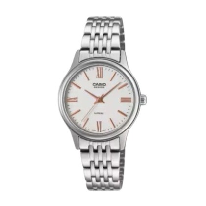 Casio BLS-100D-7AV Solid Stainless Steel Band Women Watch